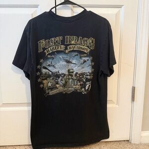 Harley-Davidson Black and Gold Fort Bragg Tee